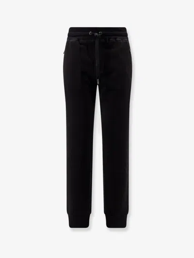 Dolce & Gabbana Men Cotton Trousers In Black