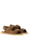 Dolce & Gabbana Touch Strap Leather Sneaker For Men In Cream
