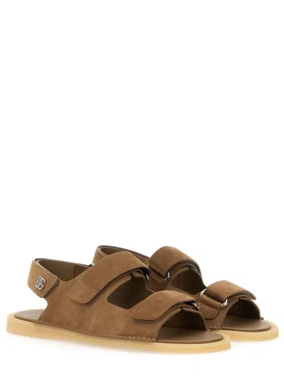 DOLCE & GABBANA DOLCE & GABBANA MEN SUEDE SANDAL