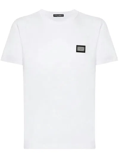 DOLCE & GABBANA MEN'S CREW-NECK COTTON T-SHIRT