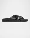 Dolce & Gabbana Calfskin Sandal In Black