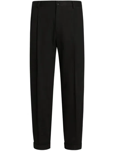 DOLCE & GABBANA DOLCE & GABBANA MEN CUFFED TROUSERS