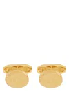Dolce & Gabbana Men's Cufflinks With Logo Bracelet In Gold