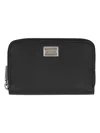 Dolce & Gabbana Men's Zip-around Wallet In Black