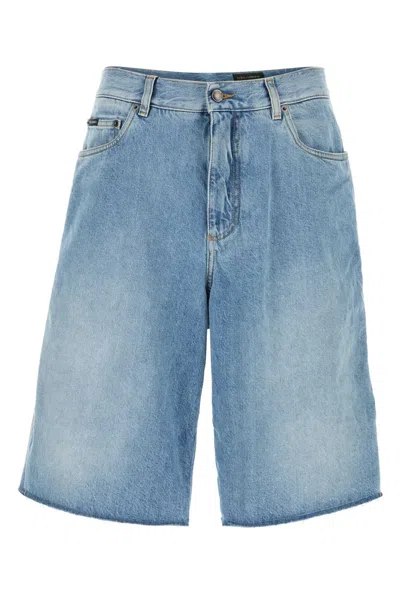 Dolce & Gabbana Denim Bermuda Shorts Bermuda And Short Light Blue