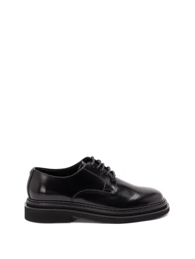 Dolce & Gabbana Men Derby Shoes In Black