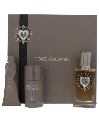 Dolce & Gabbana Men's Devotion Edp Set In Transparent