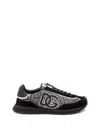 Dolce & Gabbana Men Dg Cushion Low-top Wool Sneakers With Suede Inserts In Multi