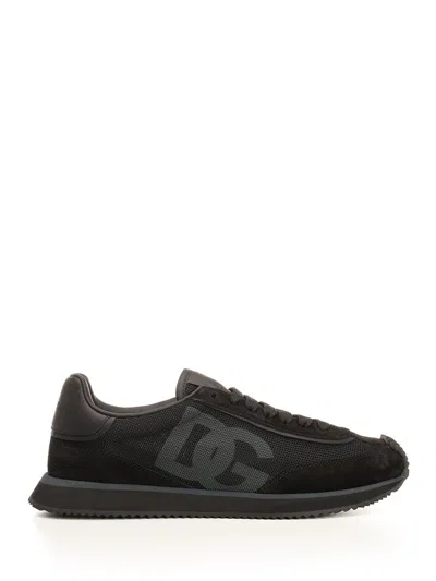 Dolce & Gabbana Men Dg Cushion Sneaker In Black