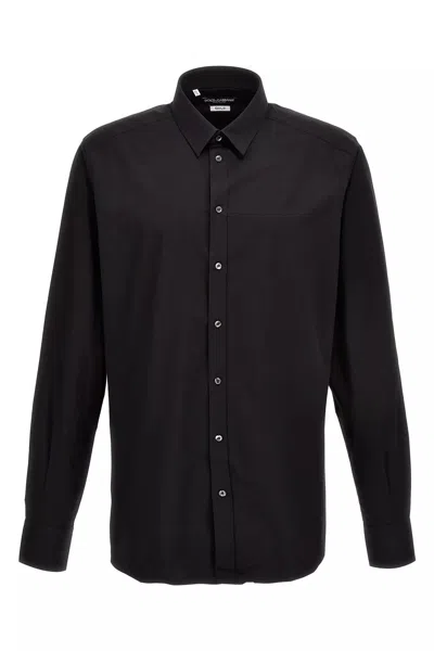 Dolce & Gabbana Dg Essential Shirt In Black