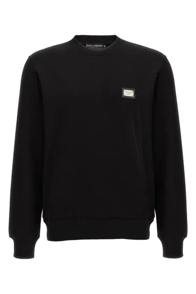 Dolce & Gabbana Men 'dg Essential' Sweatshirt In Black