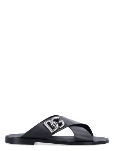 DOLCE & GABBANA MEN'S DG LIGHT SANDALS