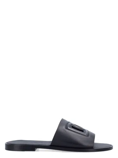 DOLCE & GABBANA MEN'S DG LOGO SLIDE