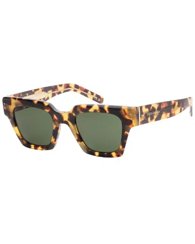 Dolce & Gabbana Men's Dg4413 48mm Sunglasses In Brown