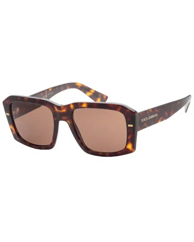 Dolce & Gabbana Men's Dg4430 54mm Sunglasses In Brown