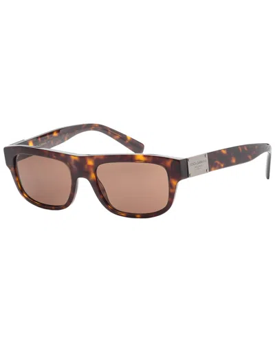 Dolce & Gabbana Men's Dg4432 52mm Sunglasses In Brown