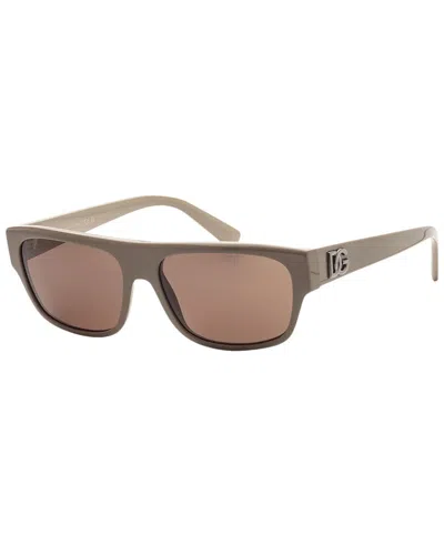 Dolce & Gabbana Men's Dg4455 57mm Sunglasses In Neutral