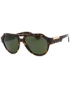 Dolce & Gabbana Logo-engraved Sunglasses In Brown