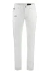 DOLCE & GABBANA MEN'S DISTRESSED WHITE JEANS FROM THE RE-EDITION COLLECTION