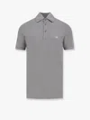 Dolce & Gabbana Men's Logo Cotton Polo Shirt In Gray