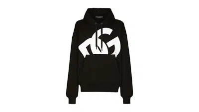 Pre-owned Dolce & Gabbana Men's  Pouched Pocket Hoodie In Black