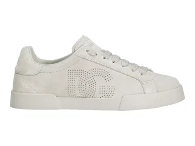 Pre-owned Dolce & Gabbana Men's  Sneaker Strobel Portofino Light Sneakers In Grey In Gray