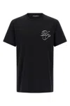 Dolce & Gabbana Crew Neck Short Sleeves T-shirt In Black