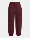 Dolce & Gabbana Folded-edge Trousers In Dark