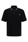 Dolce & Gabbana Cotton Pique Polo In Black