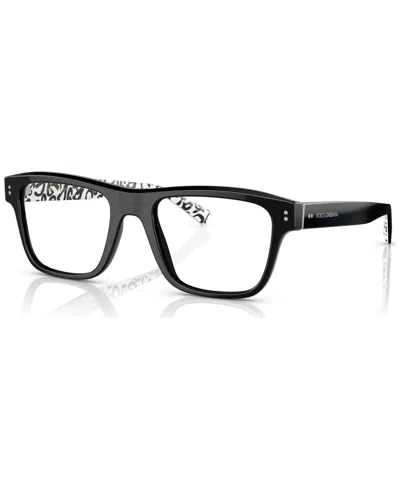 Dolce & Gabbana Men's Eyeglasses, Dg3362 51 In Black