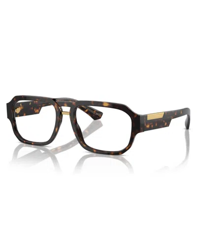 Dolce & Gabbana Men's Eyeglasses, Dg3389 In Havana
