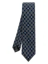 Dolce & Gabbana Silk Patterned Tie In Blue
