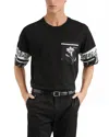 Dolce & Gabbana Cotton And Silk T-shirt With Print In Multi