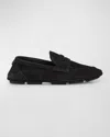Dolce & Gabbana Dolce&gabbana Black Suede Loafer In Blk