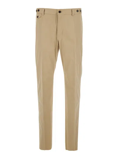Dolce & Gabbana Beige Cotton Pants In Brown