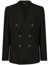 Dolce & Gabbana Men's Giacca Formal Jacket In Melangrigi