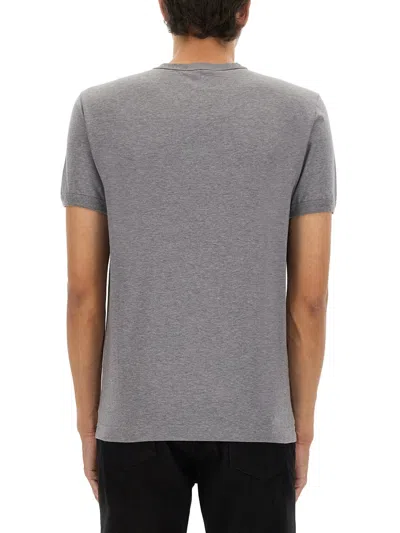 DOLCE & GABBANA DOLCE & GABBANA MEN "BEE AND CROWN" EMBROIDERED T-SHIRT