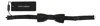 Dolce & Gabbana Gray Pattern Silk Adjustable Neck Papillon Bow Tie In Black