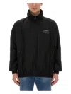Dolce & Gabbana Hooded Jacket In Black