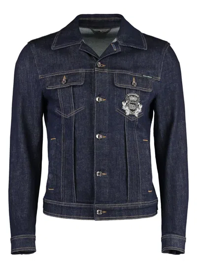 Dolce & Gabbana Men's Jacket In Blue