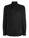 Dolce & Gabbana Pointed Collar Long Sleeves Subtle Pattern