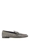 Dolce & Gabbana Logo-plaque Jacquard Loafers In Multicolor