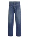 Dolce & Gabbana Jeans With Logo Patch In Blue