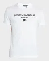 Dolce & Gabbana Men's Jersey Logo T-shirt In White