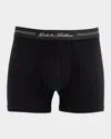 Dolce & Gabbana Men's Jersey Stretch Logo Script Boxer Briefs
