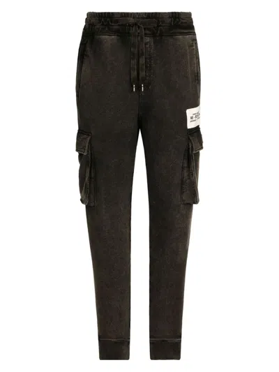 DOLCE & GABBANA MEN'S JOGGING PANTS WITH LOGO