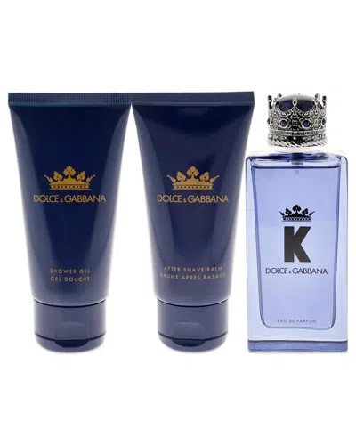 Dolce & Gabbana Men's K 3pc Gift Set In Blue