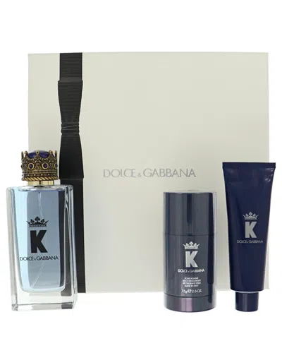 Dolce & Gabbana Men's K King Edt Set In Transparent