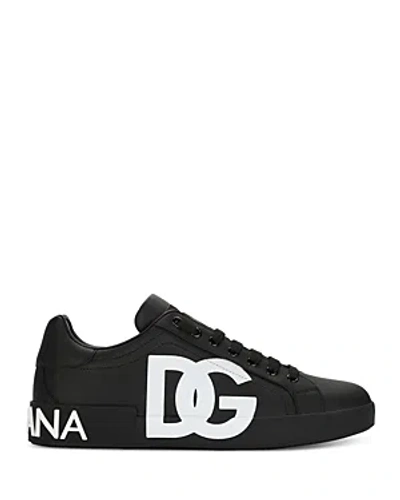 DOLCE & GABBANA MEN'S LACE UP LOW TOP SNEAKERS