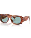 Dolce & Gabbana Men's Large Sunglasses, Dg4503 In Striped Ginger